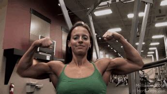 muscle woman animation|Female Muscle Flexing GIFs .